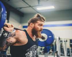 He is a dedicated fitness freak.